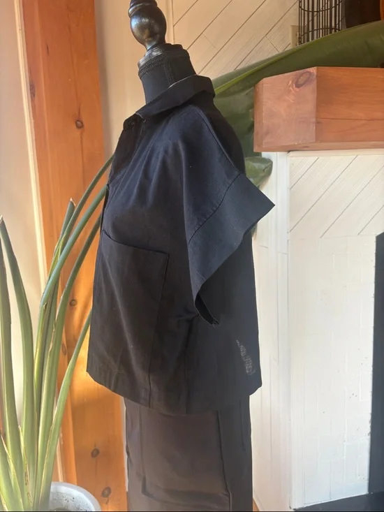 Linen Button Down Top - Picture 5 of 9